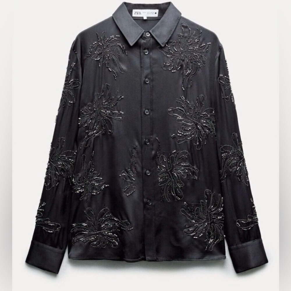 Zara beaded top